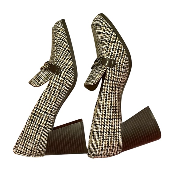 Kelly & Katie Brown Houndstooth Loafers - Picture 6 of 13